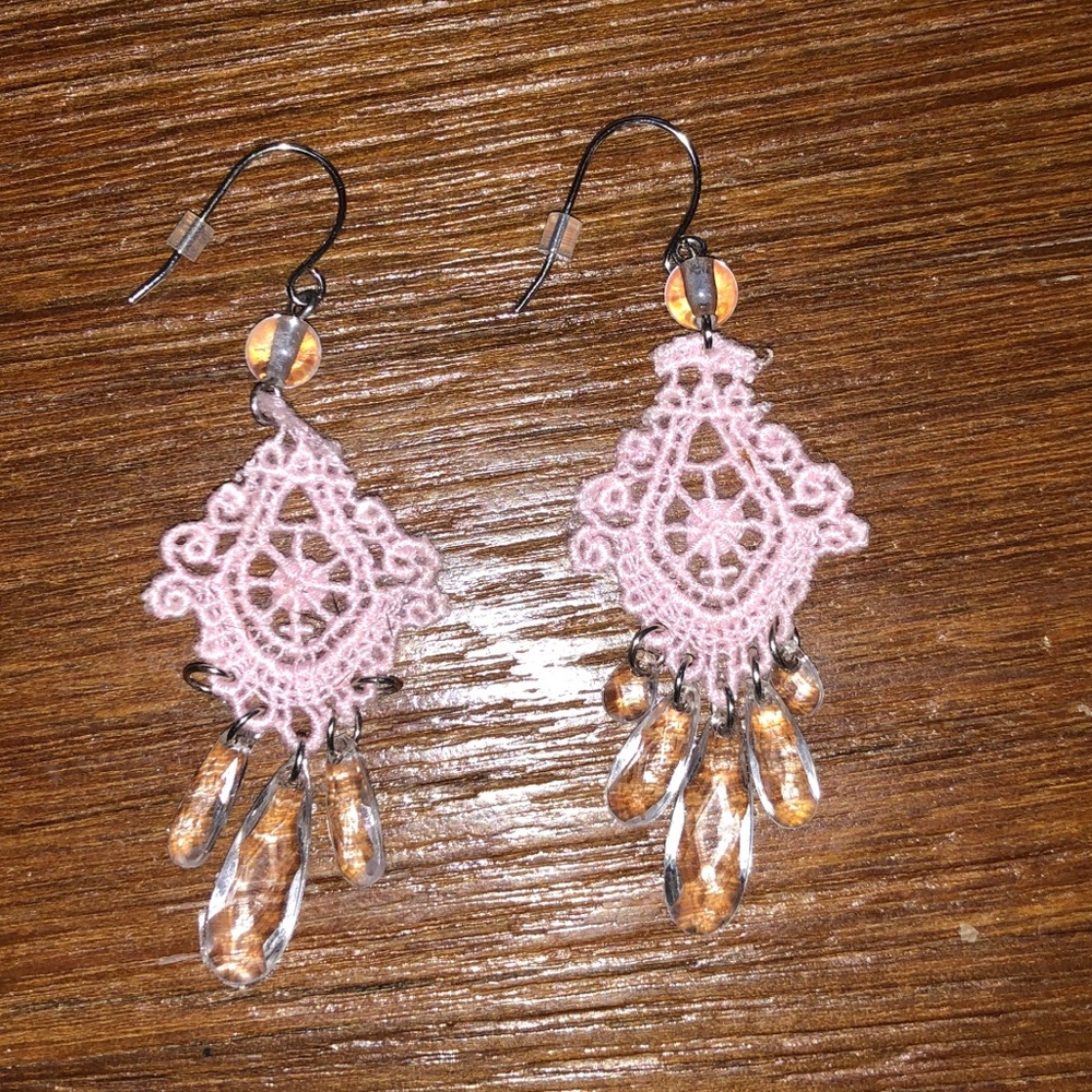 Lace Earrings - Picture 3 of 5